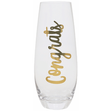 Stemless Flute - Congrats
