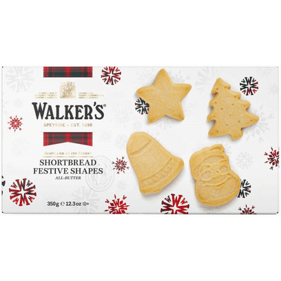 Walkers Assorted Shortbread Festive Shapes Box