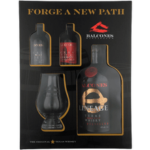 Balcones Lineage w/ 50ml of Pot Still Brbn&Texas Single Malt&Glass Gft