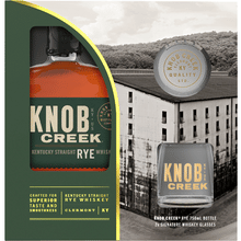 Knob Creek Rye Whiskey with Glassware Gift