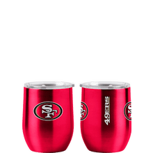San Francisco 49ers 16oz Gameday Stainless Curved Beverage