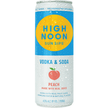 High Noon Hard Seltzer Vodka Peach