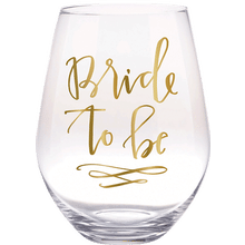 Stemless Wine - Bride to Be