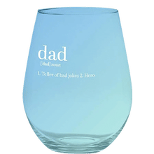 Stemless Wine - Dad Definition