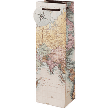 Gift Bag - Vintage World Map