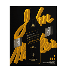 Johnnie Walker Black with 2 Glasses Gift