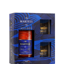 Martell Blue Swift with Two Glasses Gift