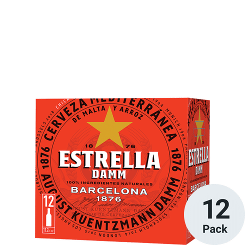 Estrella Damm Lager 12pk-11oz Btls