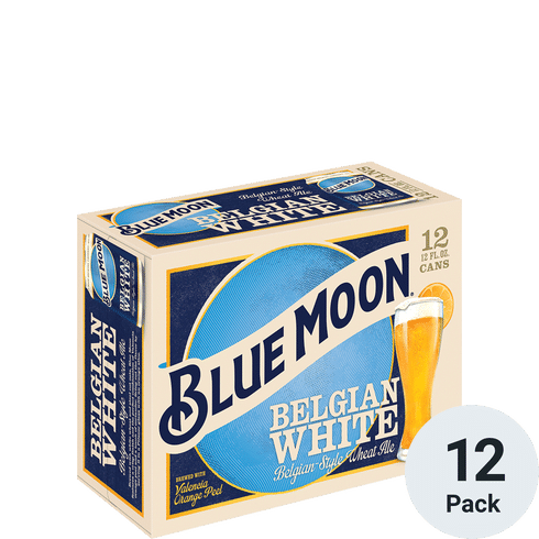 Blue Moon Belgian White Belgian-Style Wheat Ale 12pk-12oz Cans