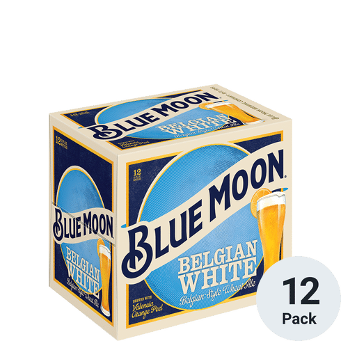 Blue Moon Belgian White Belgian-Style Wheat Ale 12pk-12oz Btls