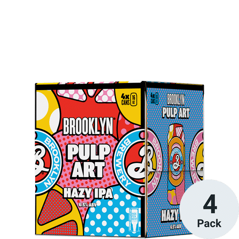 Brooklyn Pulp Art Hazy IPA 4pk-16oz Cans