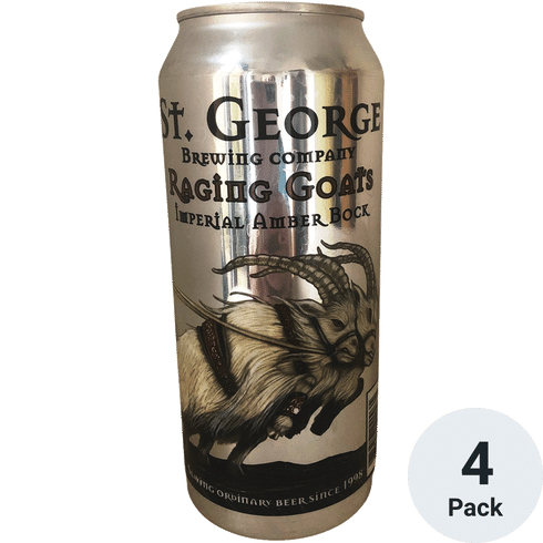 St George Raging Goats Imperial Amber Bock 4pk-16oz Cans