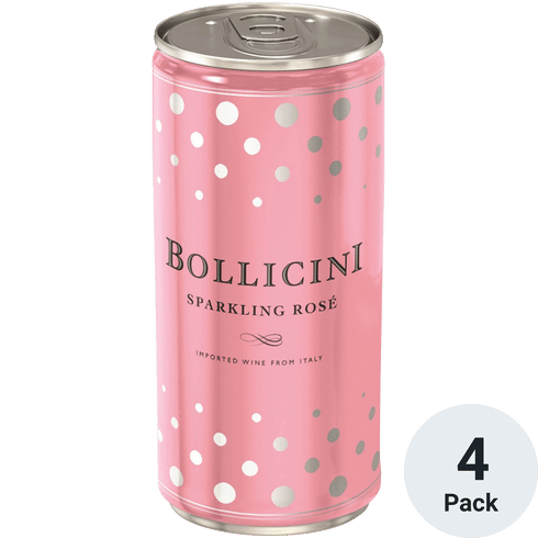 Bollicini Sparkling Rose 4-187ml Btls