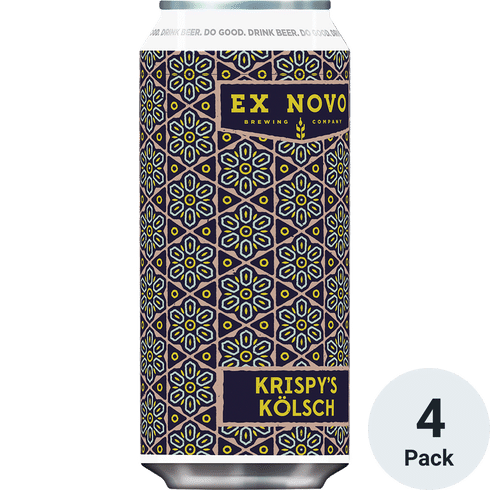 Ex Novo Krispy's Kolsch 4pk-16oz Cans