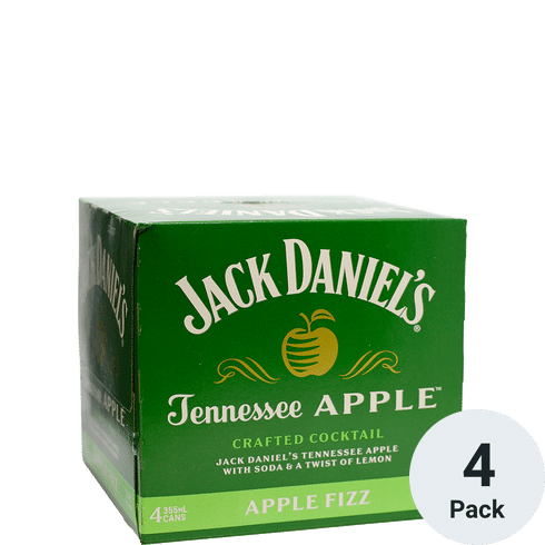 Jack Daniels Apple Fizz 4pk-12oz Cans