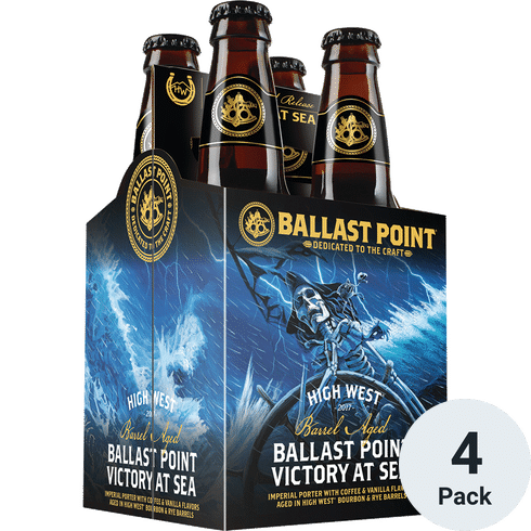 Ballast Point Victory At Sea High West Barrel Aged 4pk-12oz Btls