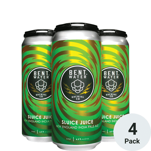 Bent Water Sluice Juice New England IPA 4pk-16oz Cans