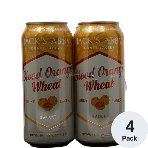 Jack's Abby Blood Orange Wheat 4pk-16oz Cans