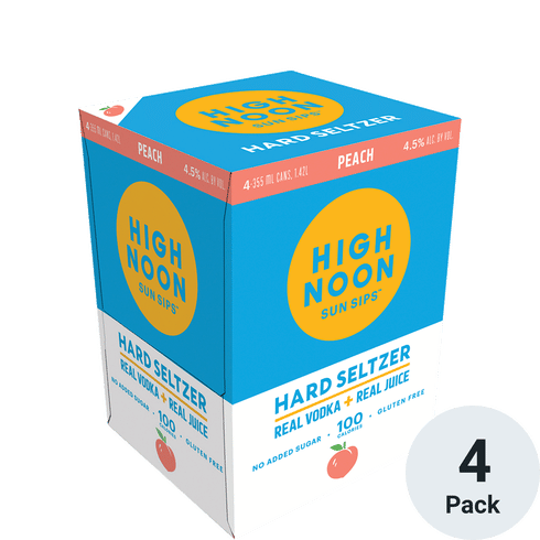High Noon Hard Seltzer Vodka Peach Total Wine More High Noon Hard Seltzer Vodka Peach Total Wine More