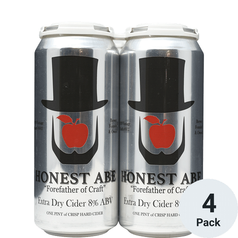 Honest Abe Extra Dry Cider 4pk-16oz Cans