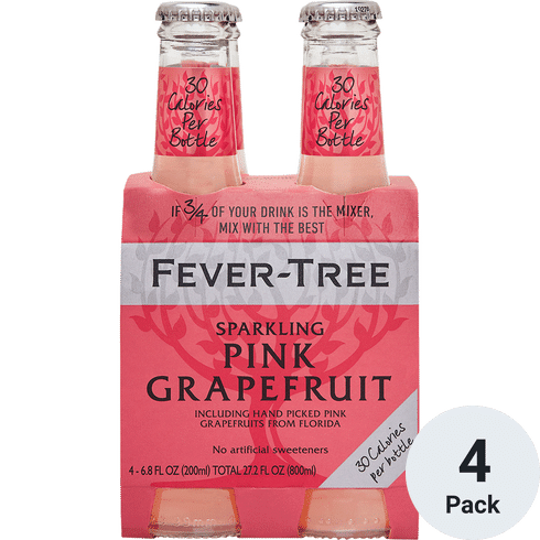 Fever Tree Pink Grapefruit 4pk -7oz Btl