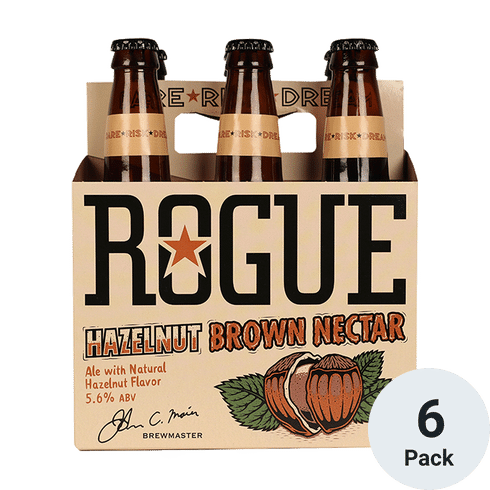 Rogue Hazelnut Brown Nectar 6pk-12oz Btls