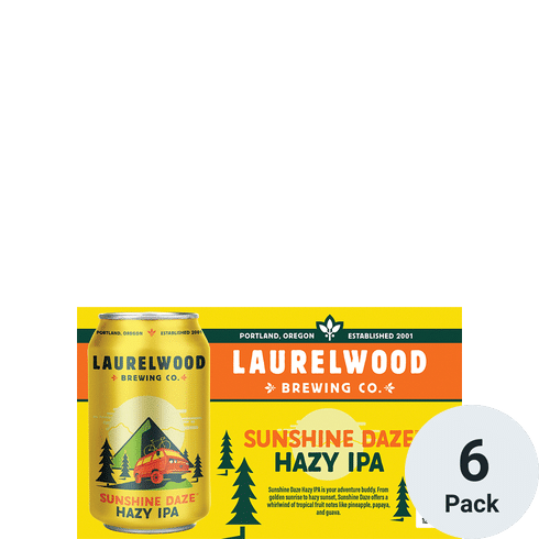 Laurelwood Sunshine Daze Hazy IPA 6pk-12oz Cans