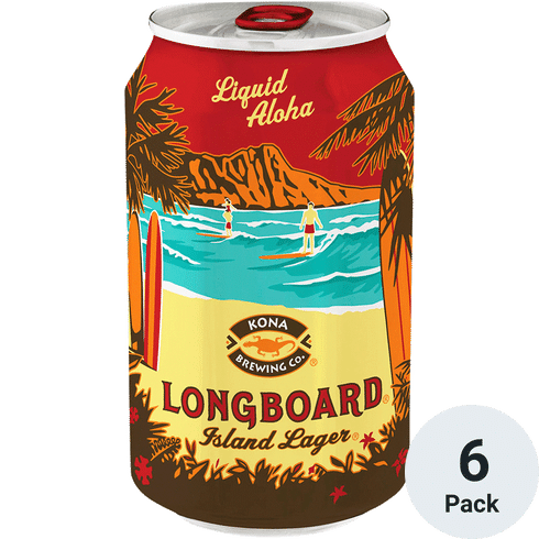Kona Longboard Island Lager 6pk-12oz Cans