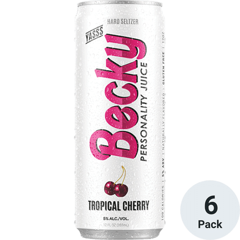 Becky Tropical Cherry Hard Seltzer 6pk-12oz Cans