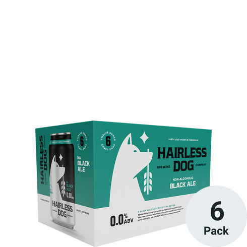 Hairless Dog 0.0 Non-Alcoholic Black Ale 6pk-12oz Cans