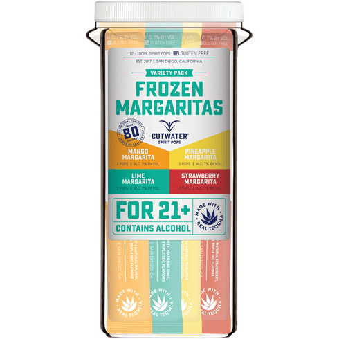 Cutwater Frozen Margarita Pops 12-100ml