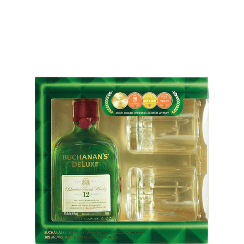 Buchanan's De Luxe Scotch Whiskey Glasses Made In Italy 2 