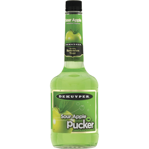 DeKuyper Sour Apple Pucker Liqueur 750ml