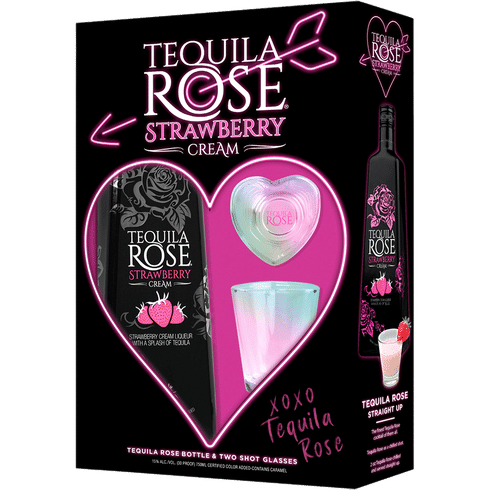 TEQUILA ROSE Tequila Rose 2cl Shot Glass GREAT BIRTHDAY CHRISTMAS GIFT 