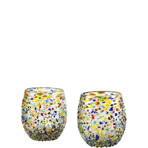 Bambeco Confetti Wine Glass 2pk 