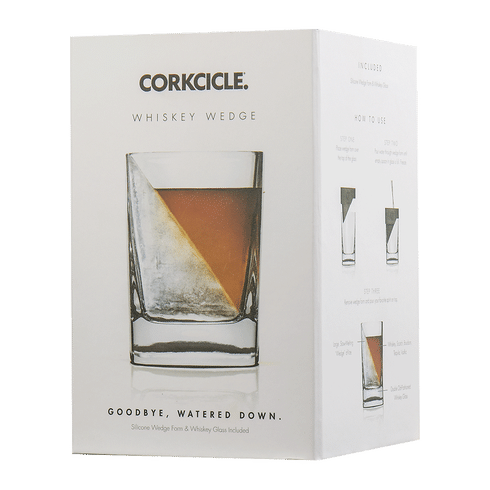 Corkcicle Whiskey Wedge Transparent 3,5 X 3,5 X 3,5 Cm