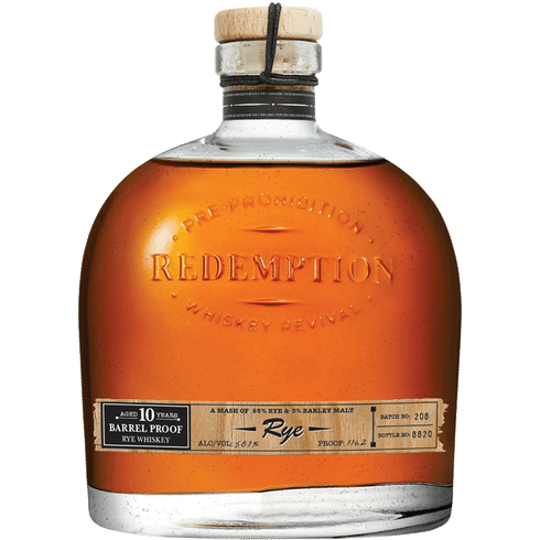 Redemption Rye 10 Year Barrel Proof Total Wine More