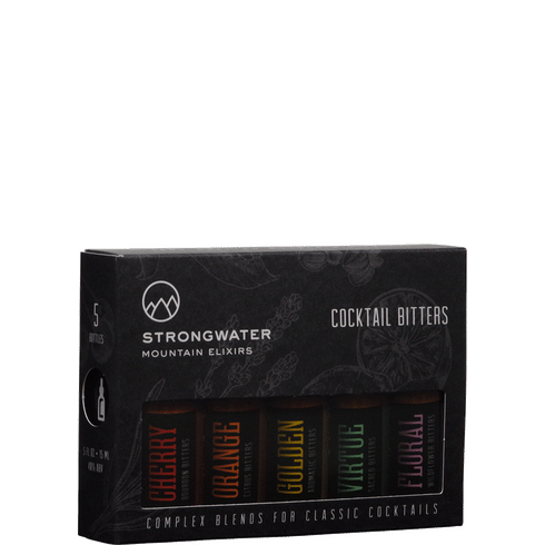 Strongwater Mountain Elixirs Cocktail Bitters Five Different Classic Blends 