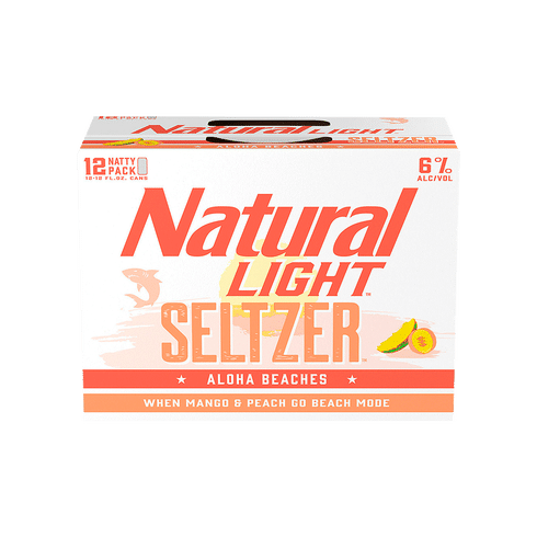 Natural Light Catalina Lime Mixer Hard Seltzer 12 Pack 12 Fl Oz