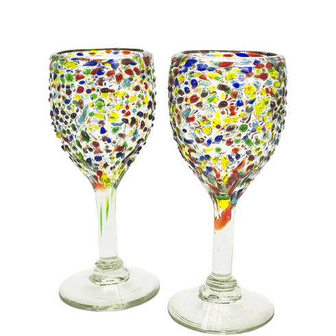 Bambeco Confetti Wine Glass Set 