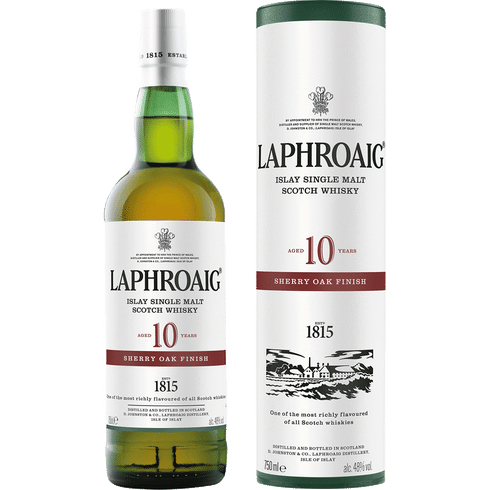 Laphroaig 10 Year Sherry Oak Scotch Whisky 750ml