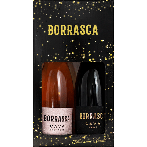 Borrasca Cava and Cava Rose Gift Box 750ml Btls