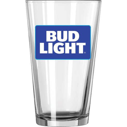 Set Of 2 Bud Light Pint Glasses 20oz Brand New 100% Genuine Official 