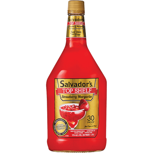 Salvador's Top Shelf Strawberry Margarita | Total Wine & More Salvador's Top Shelf Strawberry Margarita | Total Wine & More