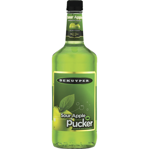 DeKuyper Sour Apple Pucker Liqueur 1L