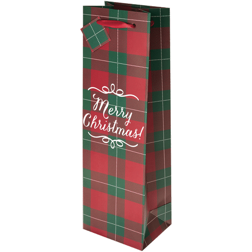 Gift Bag - Holiday Plaid 