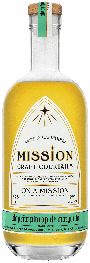 Mission Craft Cocktails Jalapeno Pineapple Margarita