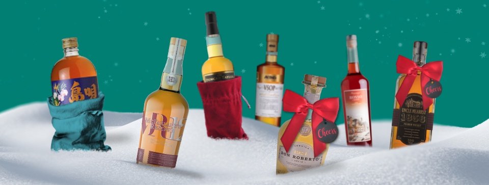 Shimauta 10 Yr Ryukyu Whisky, McFarlane's Reserve KY Straight Bourbon, ABK6 VSOP Cognac, Don Roberto Anejo Tequila, Uncle Nearest 1856