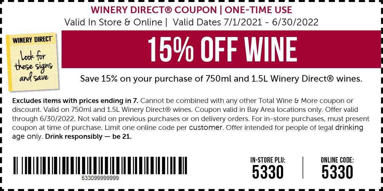 Total Wine Printable Coupons