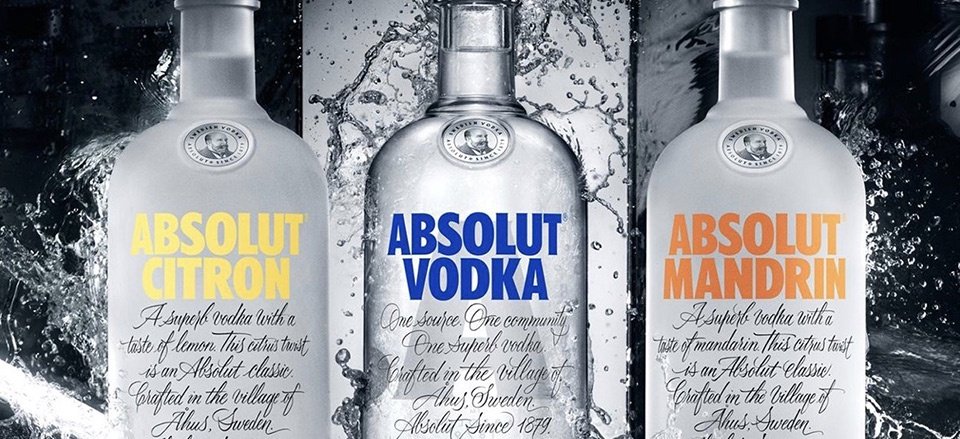 Absolut products.